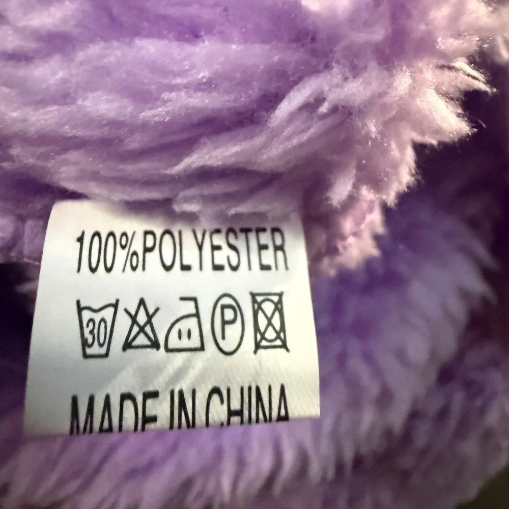 Purple Fleece Pet Pajamas Soft Sherpa Dog Jumpsuit Medium Lavender 4-Leg